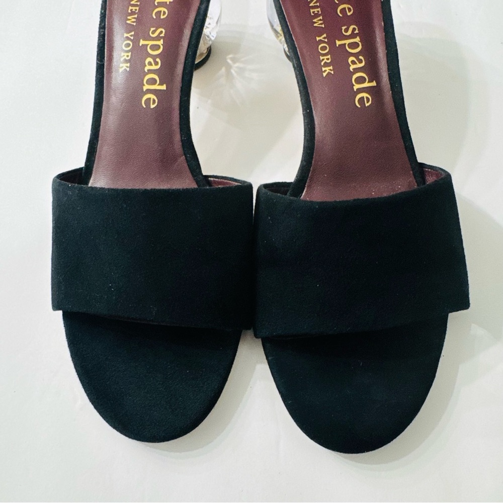 KATE SPADE Polished Slide Suede Sandals Size 10 - Picture 6 of 16